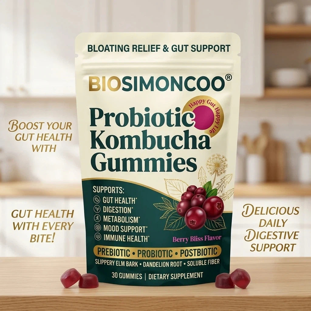 Reva's Probiotic Kombucha Gummy for Swollen Legs